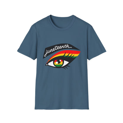 Juneteenth Eye Graphic T-Shirt, Unisex Tee, Afrocentric Apparel, Celebratory Wear, Black History Month Gift, Inclusive Fashion
