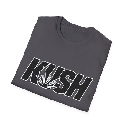 KUSH Graphic Unisex Softstyle T-Shirt - Cool Cannabis Vibe