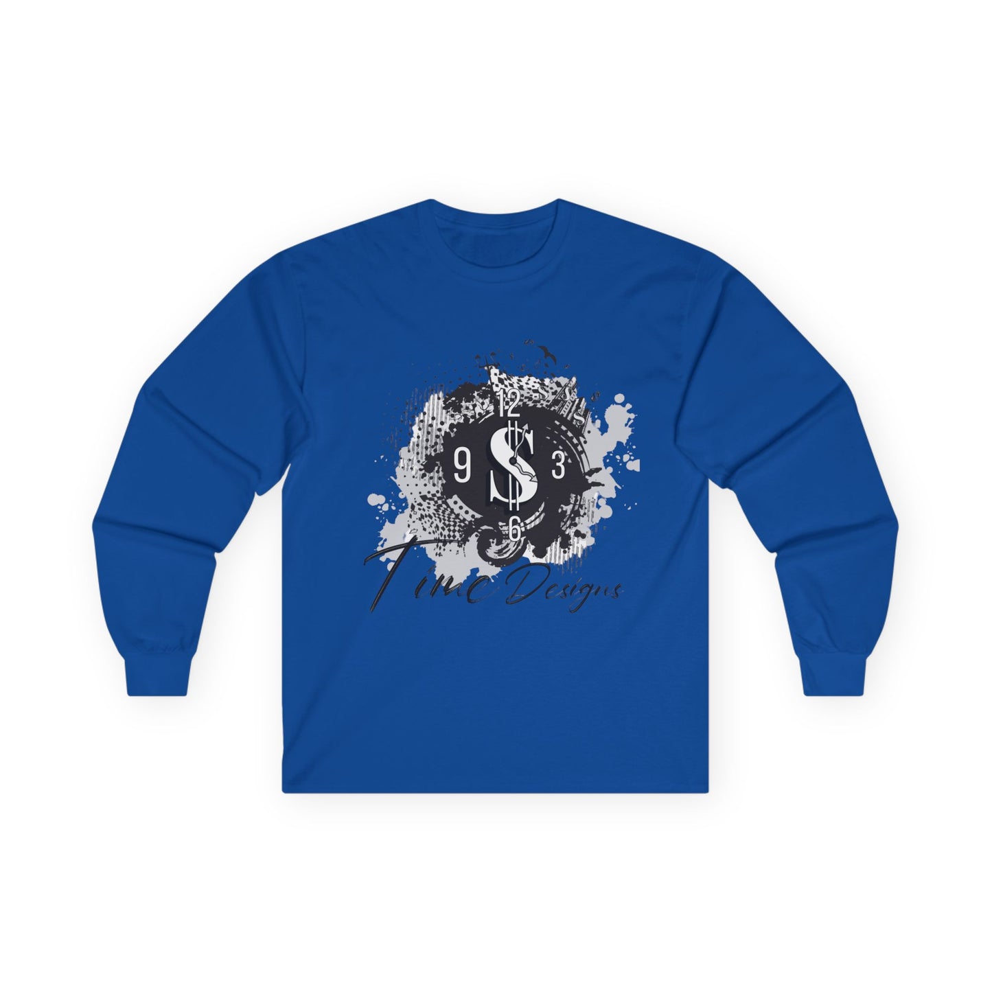 Money Symbol Long Sleeve Tee for Trendsetters
