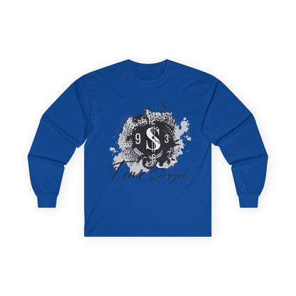 Money Symbol Long Sleeve Tee for Trendsetters