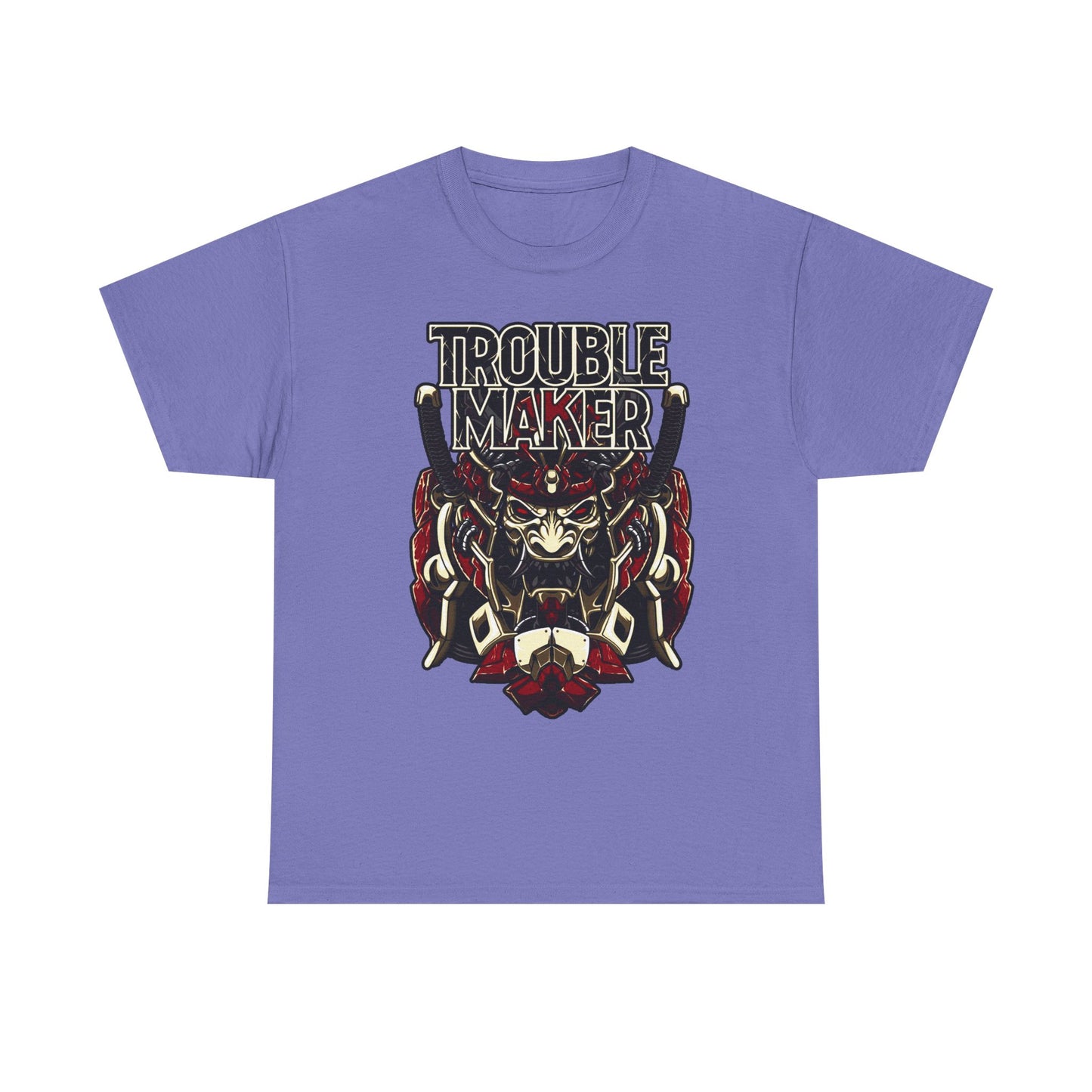 Trouble Maker Graphic Tee - Unisex Heavy Cotton Shirt for Rebels and Mischiefs