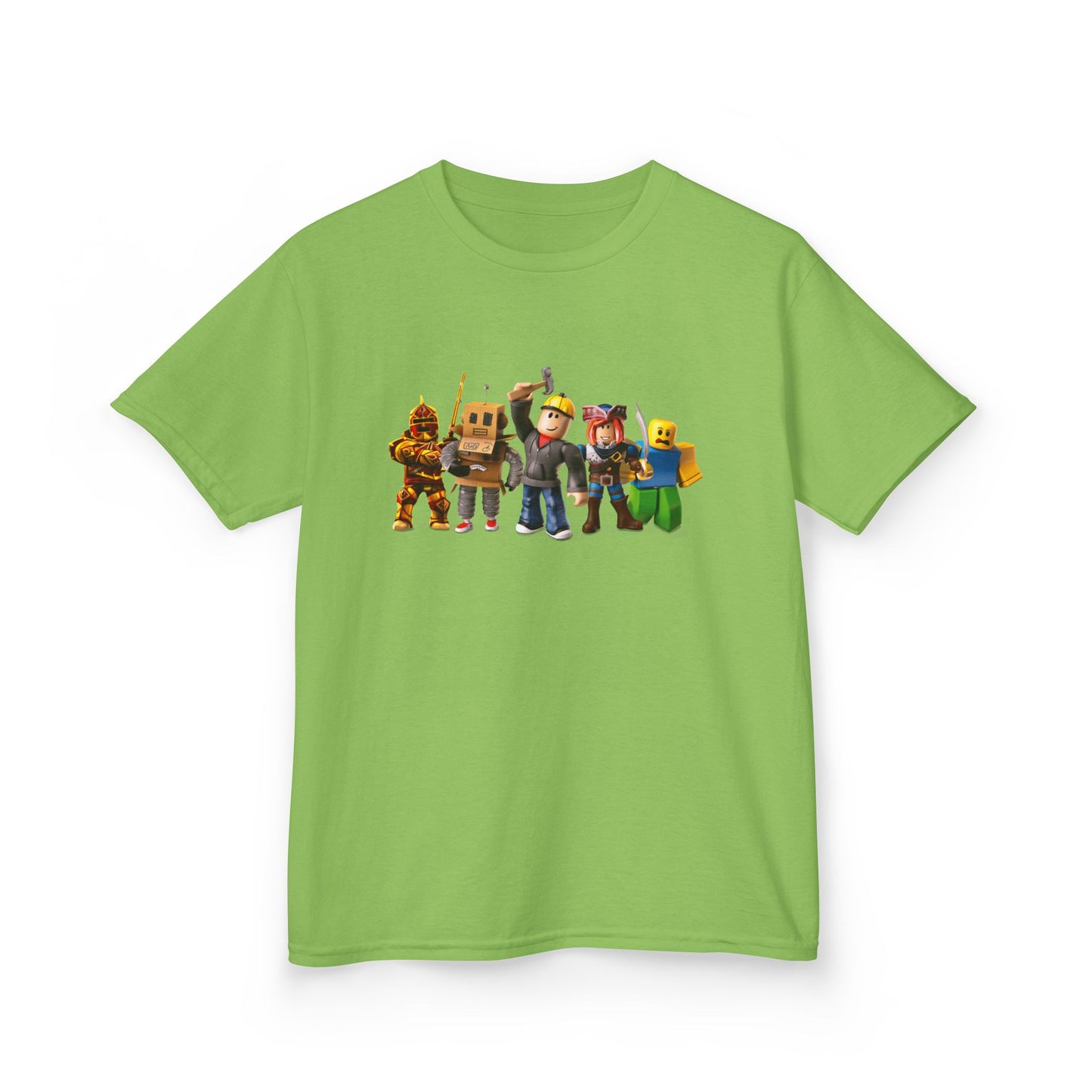 Minecraft Characters Kids Tee, Gamer T-Shirt, Fun Casual Wear, Birthday Gift, Children's Apparel