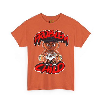 Problem Child Unisex Heavy Cotton Tee - Bold Graphic for Streetwear Lovers