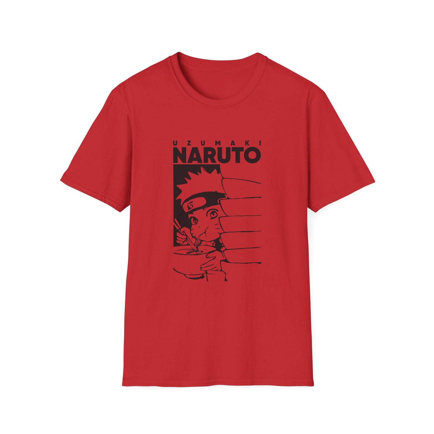 Naruto Unisex Softstyle T-Shirt - Fun Anime Graphic Tee for Fans