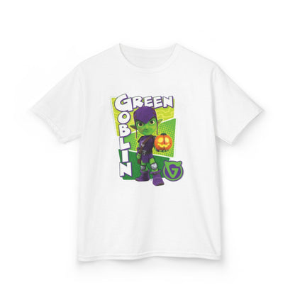 Kids Green Goblin Tee - Fun Halloween T-Shirt for Kids