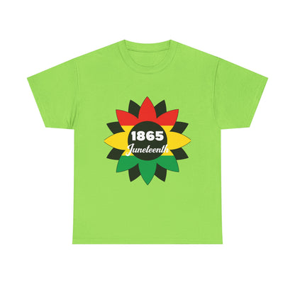 Juneteenth Celebration Tee - Unisex Heavy Cotton Shirt, African Heritage Apparel, Black History Month, 1865 Roots, Proud Culture Wear