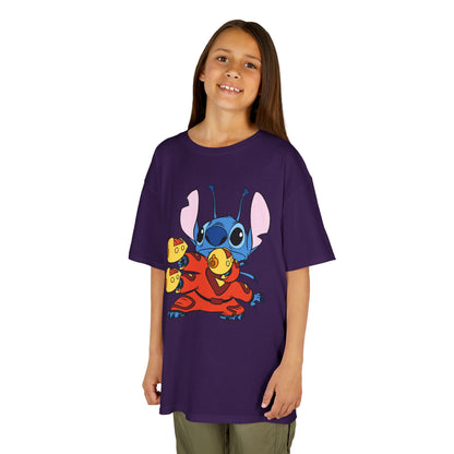Colorful Kids Tee with Fun Cartoon Design