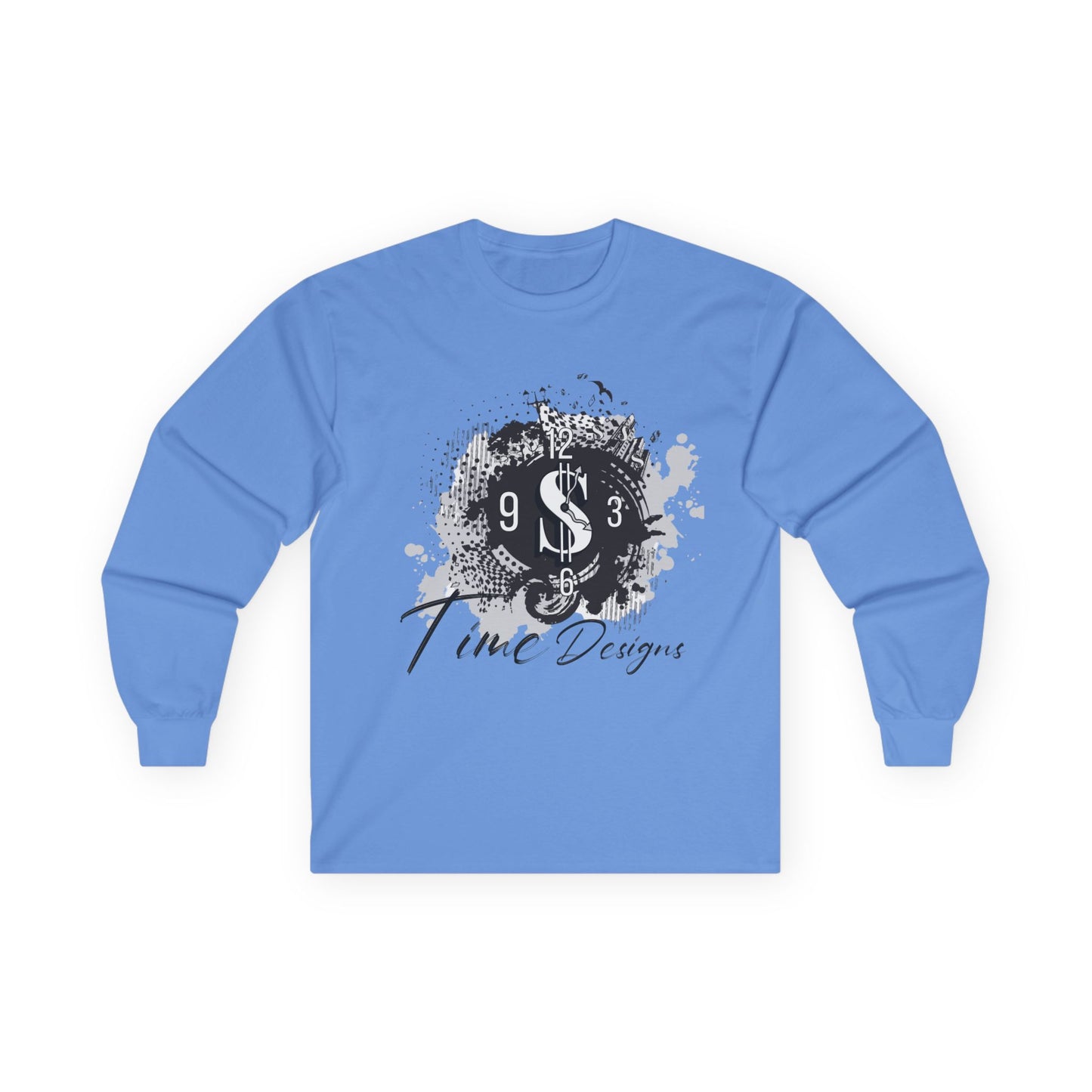 Money Symbol Long Sleeve Tee for Trendsetters