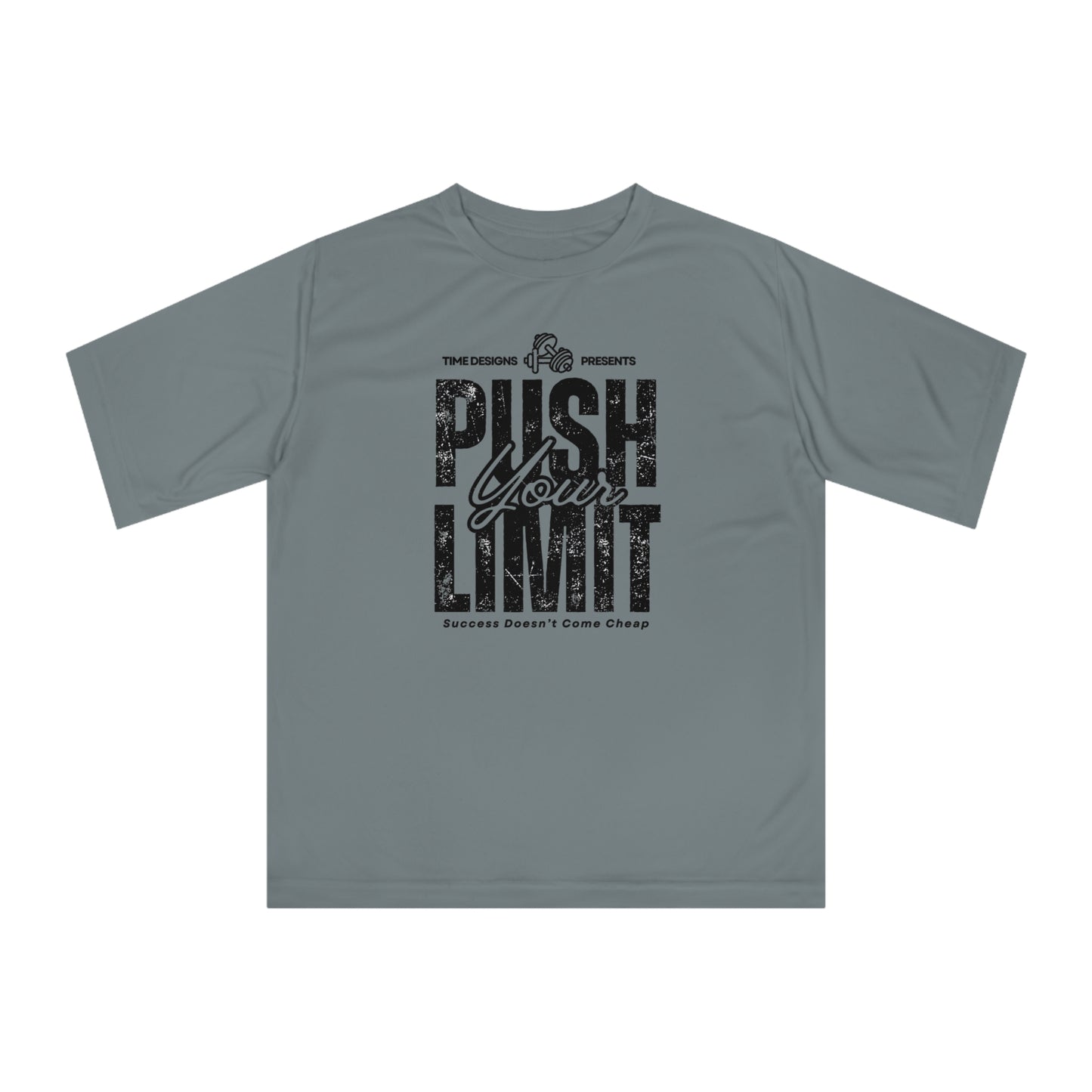 Performance Activewear T-shirt with Motivational Design, Ideal for Fitness Enthusiasts, Great for Gym, Workout, Running, Gift