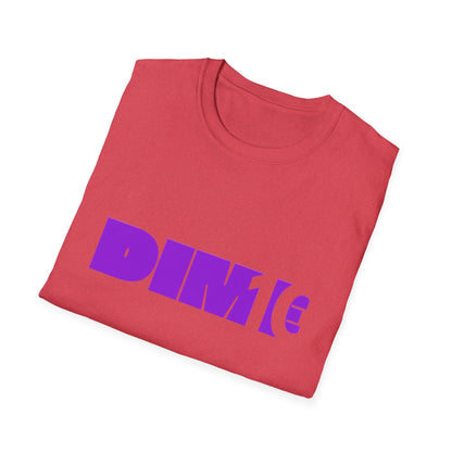 DIM T Unisex Softstyle T-Shirt - Trendy Streetwear Tee, Casual Apparel, Gift for Friends, Summer Fashion, Graphic Tee, Everyday Wear