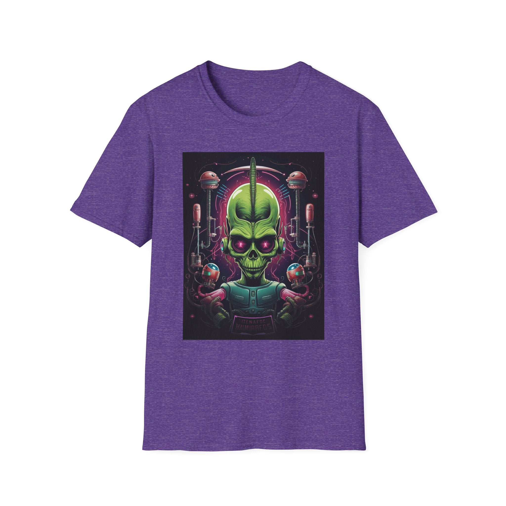 Alien Invader Graphic Unisex Softstyle T-Shirt