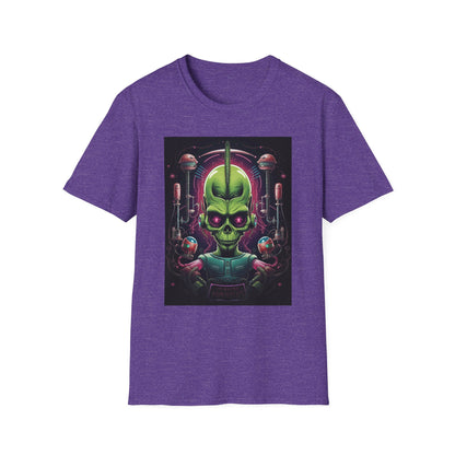 Alien Invader Graphic Unisex Softstyle T-Shirt