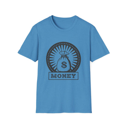Money Bag Graphic Unisex T-Shirt - Perfect for Hustlers and Entrepreneurs