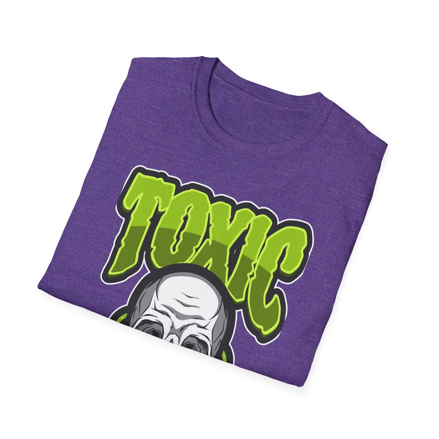 Toxic Skull Graphic Tee - Unisex Softstyle T-Shirt