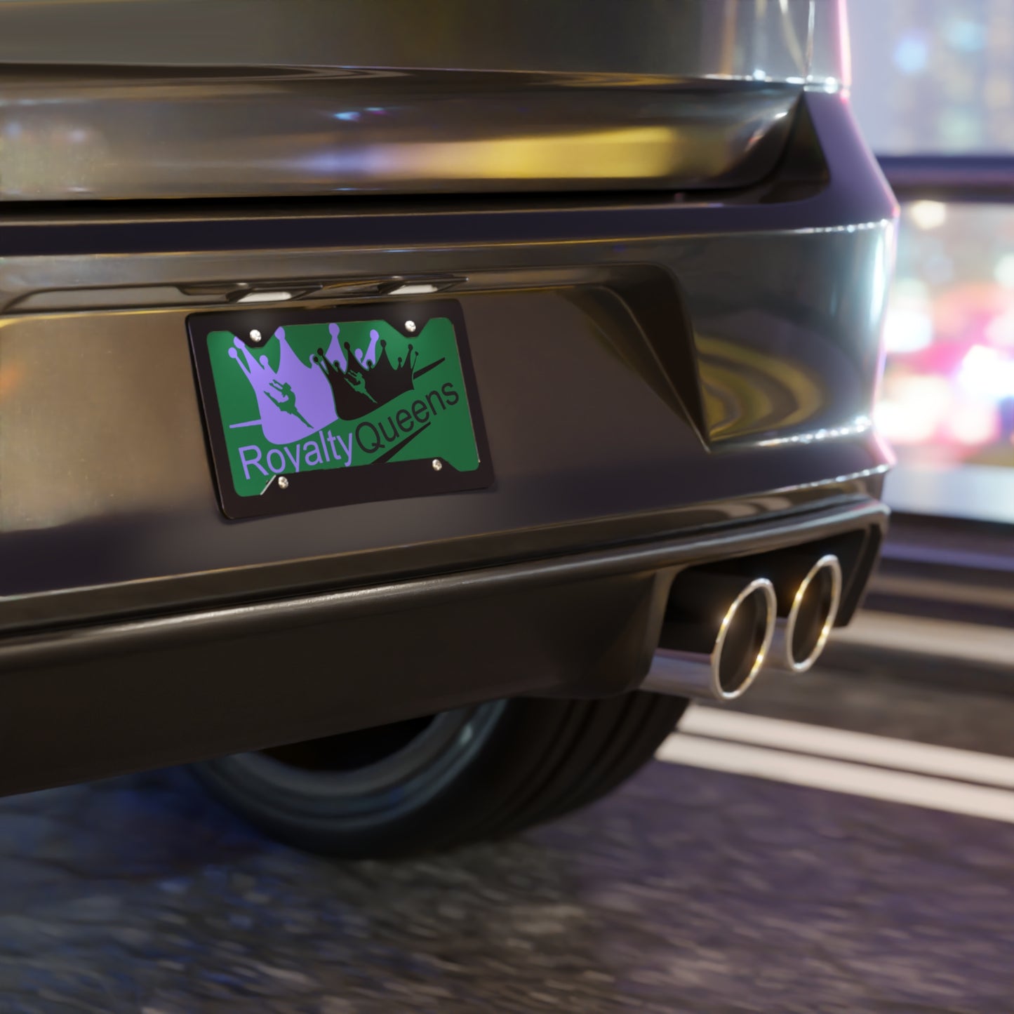 Custom Vanity Plate - Royalty Queens License Plate, Personalized Car Decor, Unique Gift for Dancers, Princess Theme for Cars, Fun Auto [...]