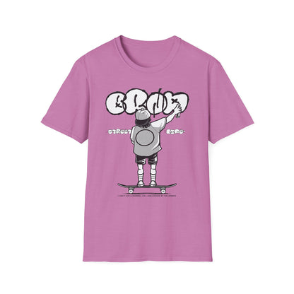 Skateboard Graffiti T-Shirt – Unisex Softstyle Tee for Streetwear Fans