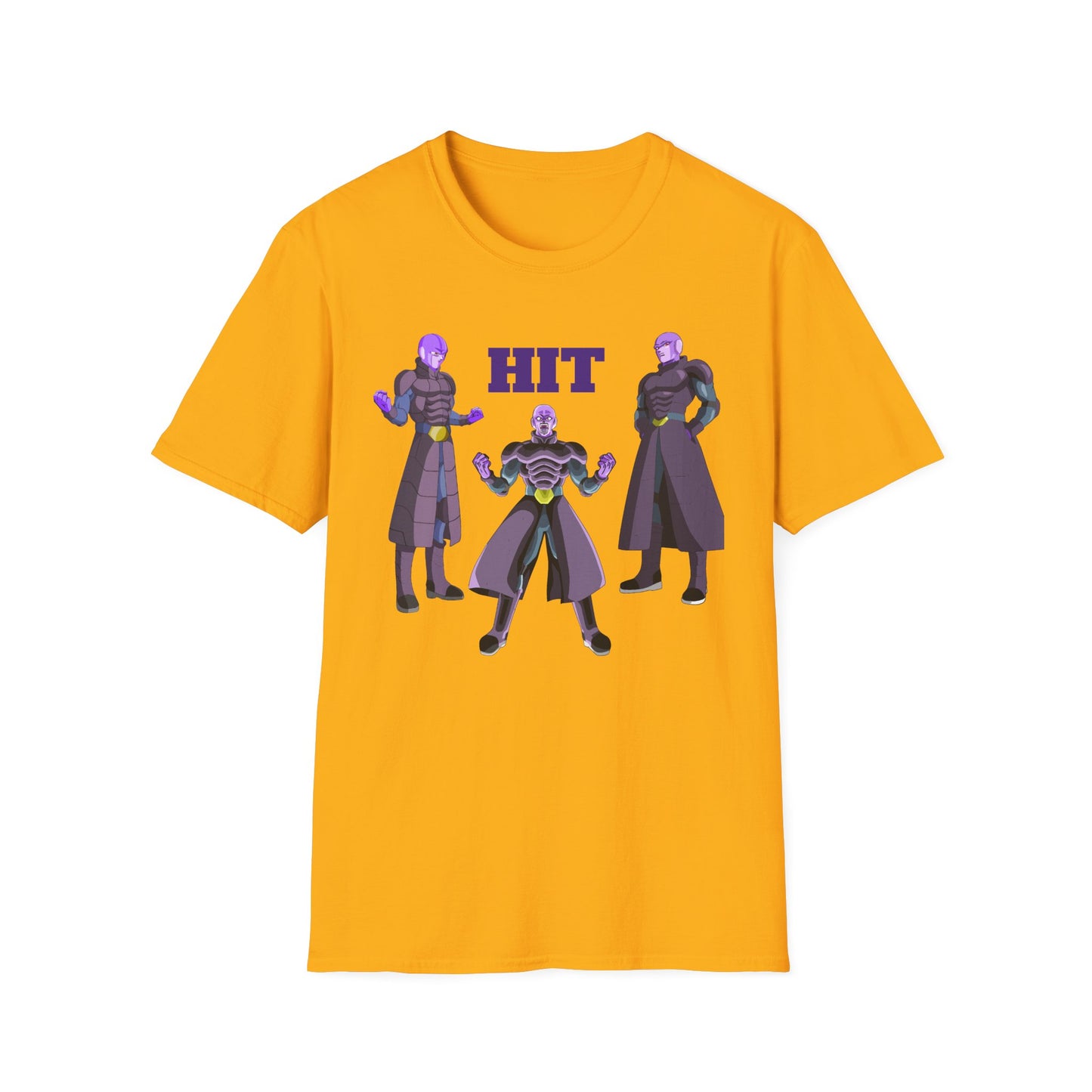 Unisex Softstyle T-Shirt - HIT Character Design for Anime Lovers