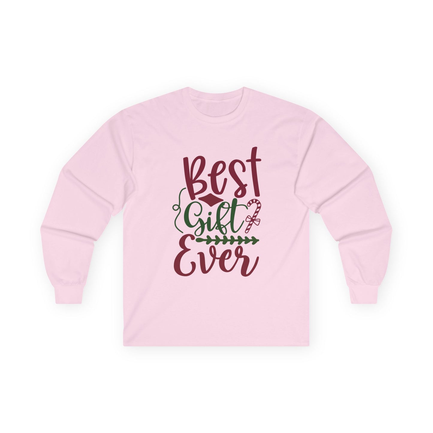 Best Gift Ever Long Sleeve Tee, Christmas Gift, Holiday Apparel, Unisex Tee, Cozy Shirt, Gift for Him/Her
