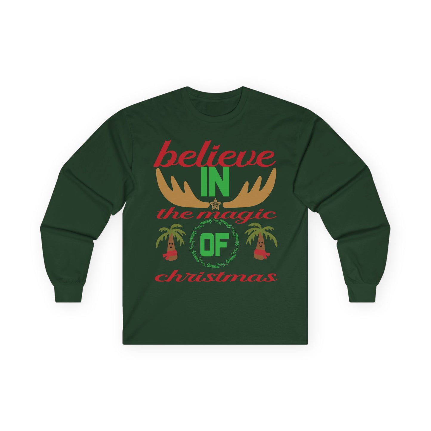 Believe in the Magic of Christmas Long Sleeve Tee, Holiday Apparel, Unisex Christmas Shirt, Festive Holiday Gift, Winter Clothing, [...]