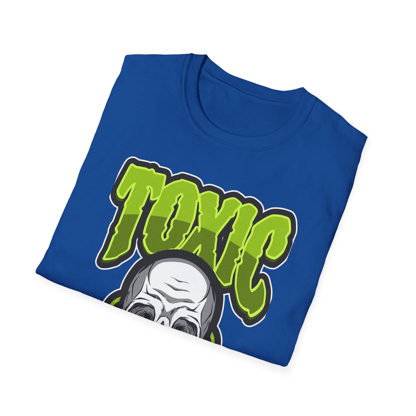 Toxic Skull Graphic Tee - Unisex Softstyle T-Shirt