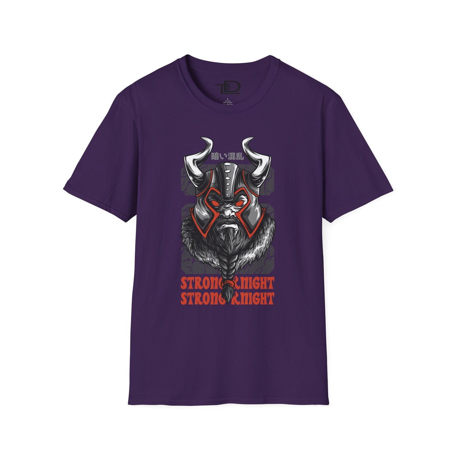 Bold Knight Graphic Tee, Unisex Softstyle T-Shirt, Strength Apparel, Casual Wear, Unique Gift, Core Style