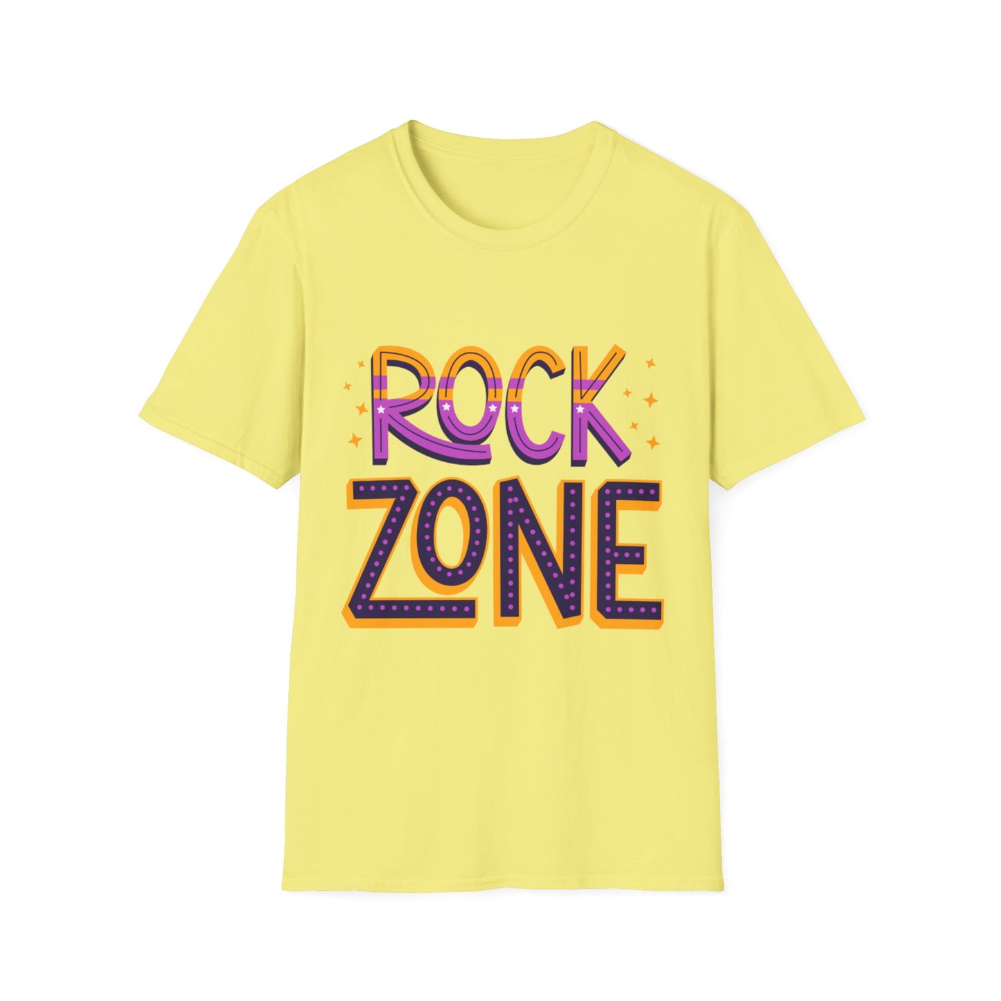 Rock Zone Unisex Softstyle T-Shirt, Music Lover Tee, Concert Outfit, Festival Wear, Birthday Gift, Casual Style