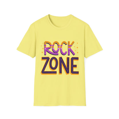Rock Zone Unisex Softstyle T-Shirt, Music Lover Tee, Concert Outfit, Festival Wear, Birthday Gift, Casual Style