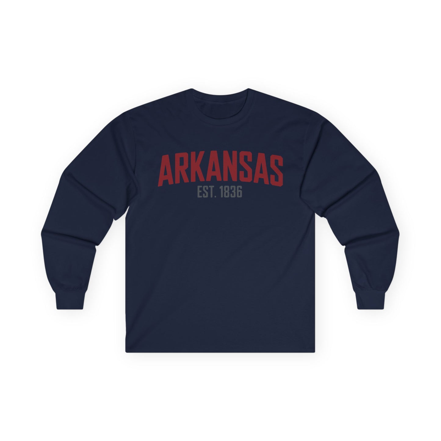 Arkansas Est. 1836 Long Sleeve Tee