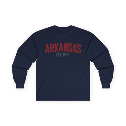 Arkansas Est. 1836 Long Sleeve Tee