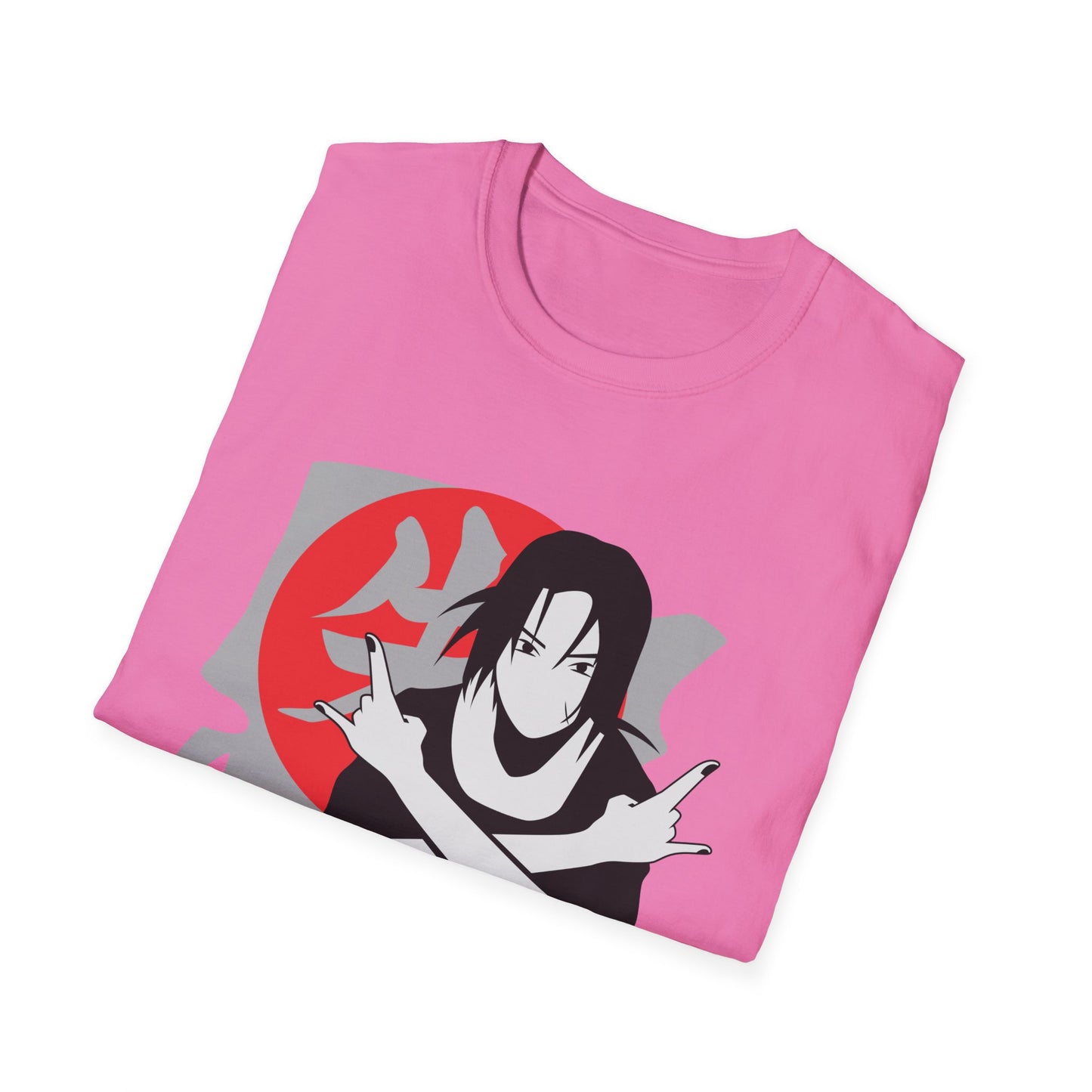 Unisex Softstyle Anime T-Shirt - Iconic Itachi Design