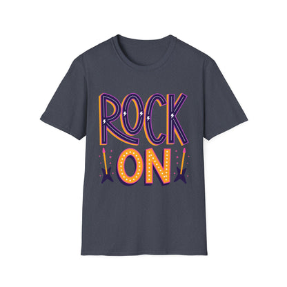 Rock On Unisex T-Shirt, Music Lover's Tee, Concert Outfit, Gift for Musicians, Fun Casual Wear