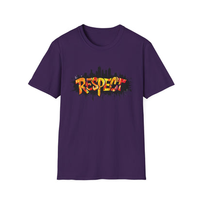 Respect Graphic Unisex T-Shirt, Urban Style Tee, Streetwear Top, Casual Wear, Gift for Friends, Stylish Statement Shirt