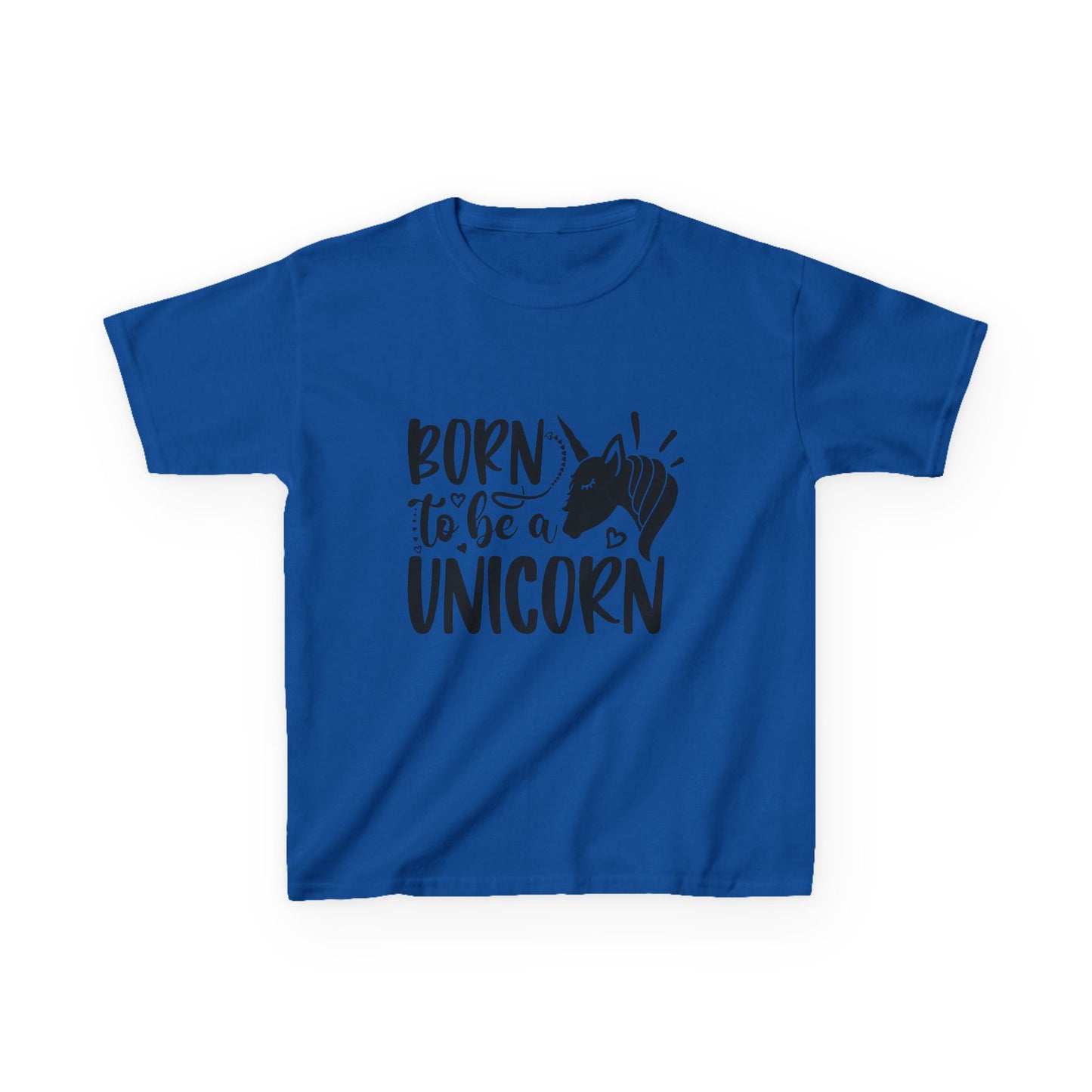 Kids Unicorn T-Shirt - "Born to Be a Unicorn" - Fun Cotton Tee for Boys & Girls