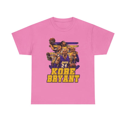Kobe Bryant Tribute Unisex Heavy Cotton Tee - Basketball Legend Shirt