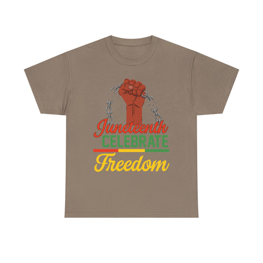 Juneteenth Freedom Tee, Celebrate Freedom Shirt, Unisex Cotton T-Shirt, Black History Month Apparel, Equality and Justice Top
