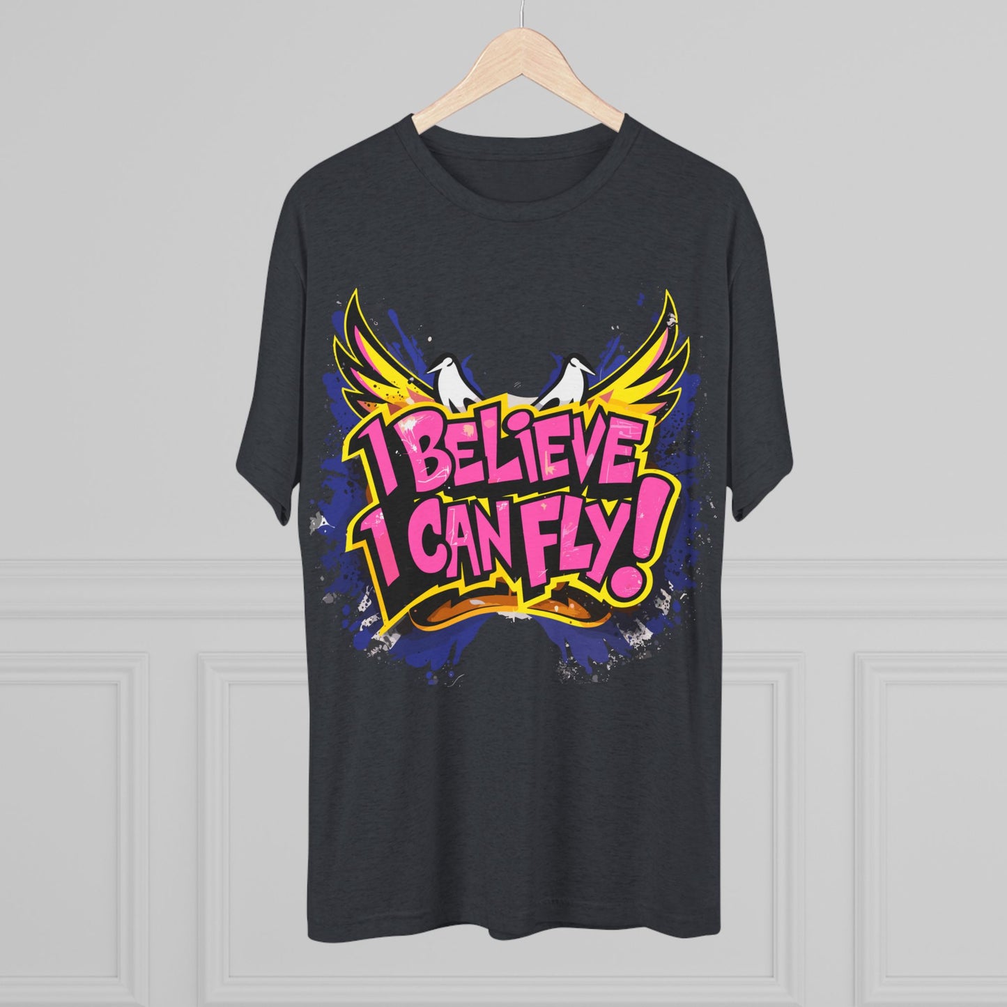 Inspirational Crew Tee - "I Believe I Can Fly" T-Shirt, Motivational Graphic Tee, Unisex Inspirational Wear, Gift for Dreamers, [...]