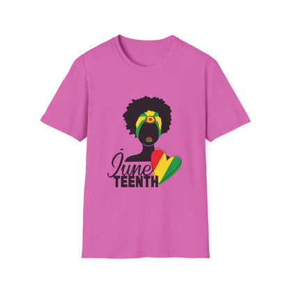 Juneteenth Celebration T-Shirt, Unisex Softstyle Tee, African American Pride Shirt, Freedom Day Apparel, Black History Month Gift
