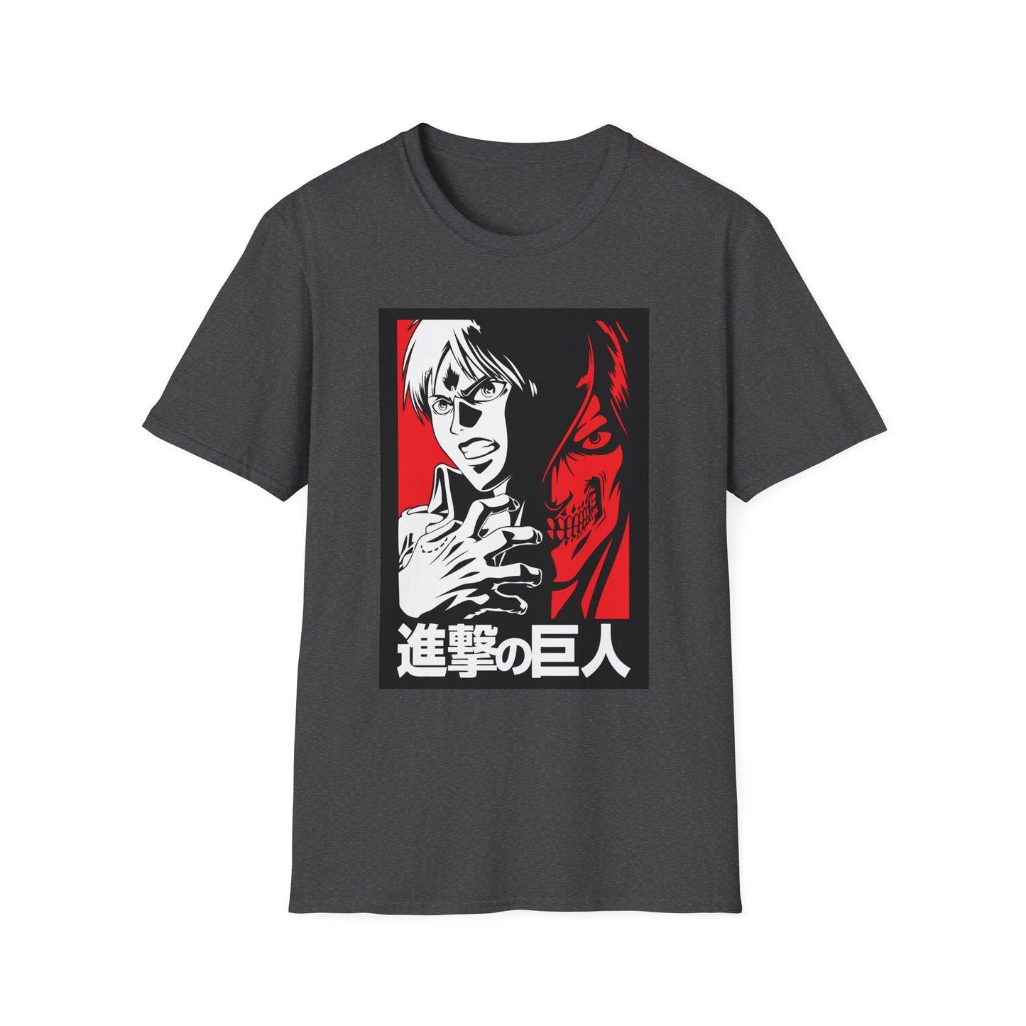 Anime-Inspired Unisex T-Shirt - Attack on Titan Graphic Tee, Casual Wear, Gift for Fans, Streetwear, Birthday Gift