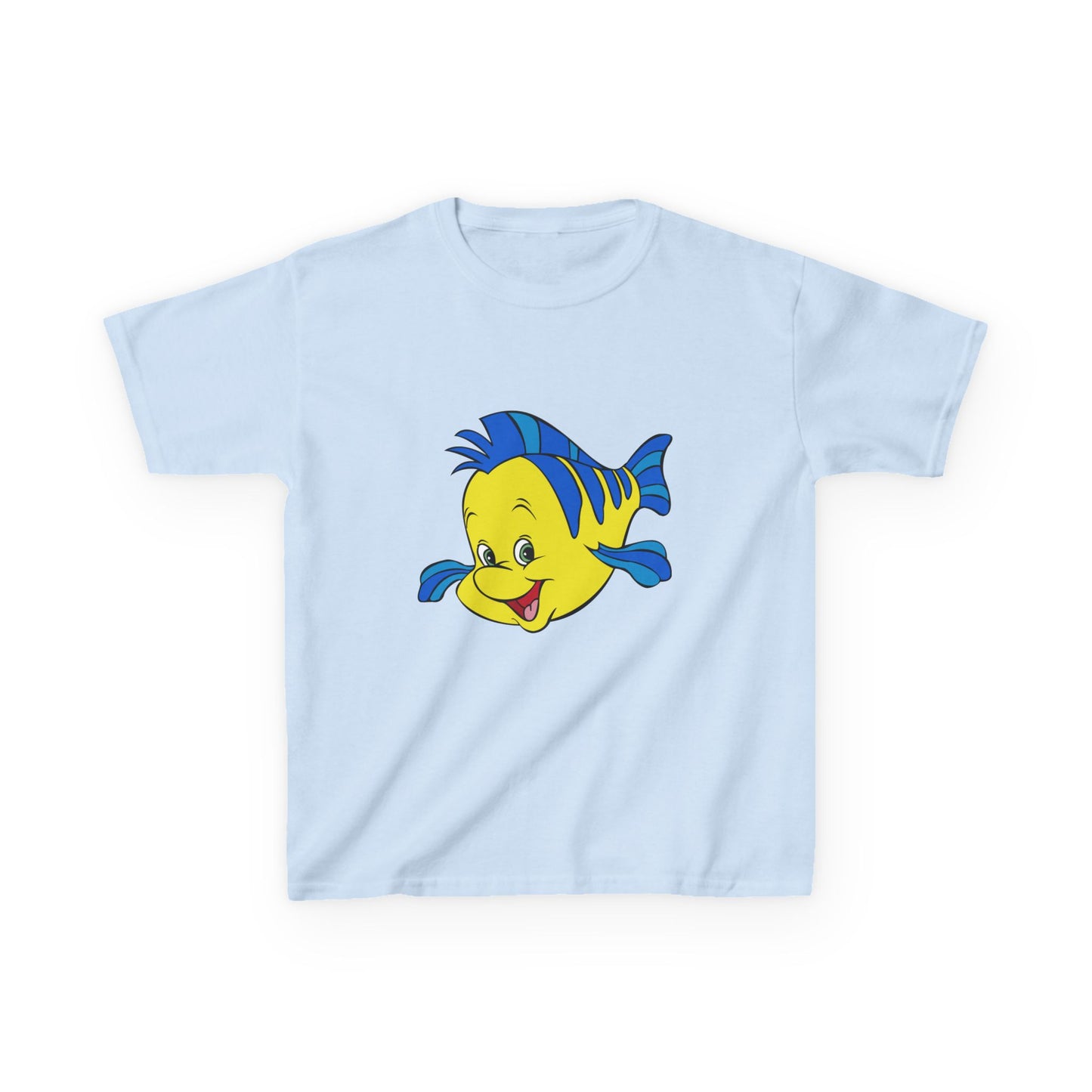 Kids Cartoon Fish Tee - Fun Summer T-Shirt, Gift for Birthday, Beach Day, Family Outings, Vacation Wear