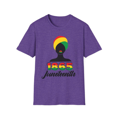 Juneteenth Celebration T-Shirt, Black History Month Tee, Unisex Softstyle Shirt, 1865 Juneteenth Shirt, African American Pride Top