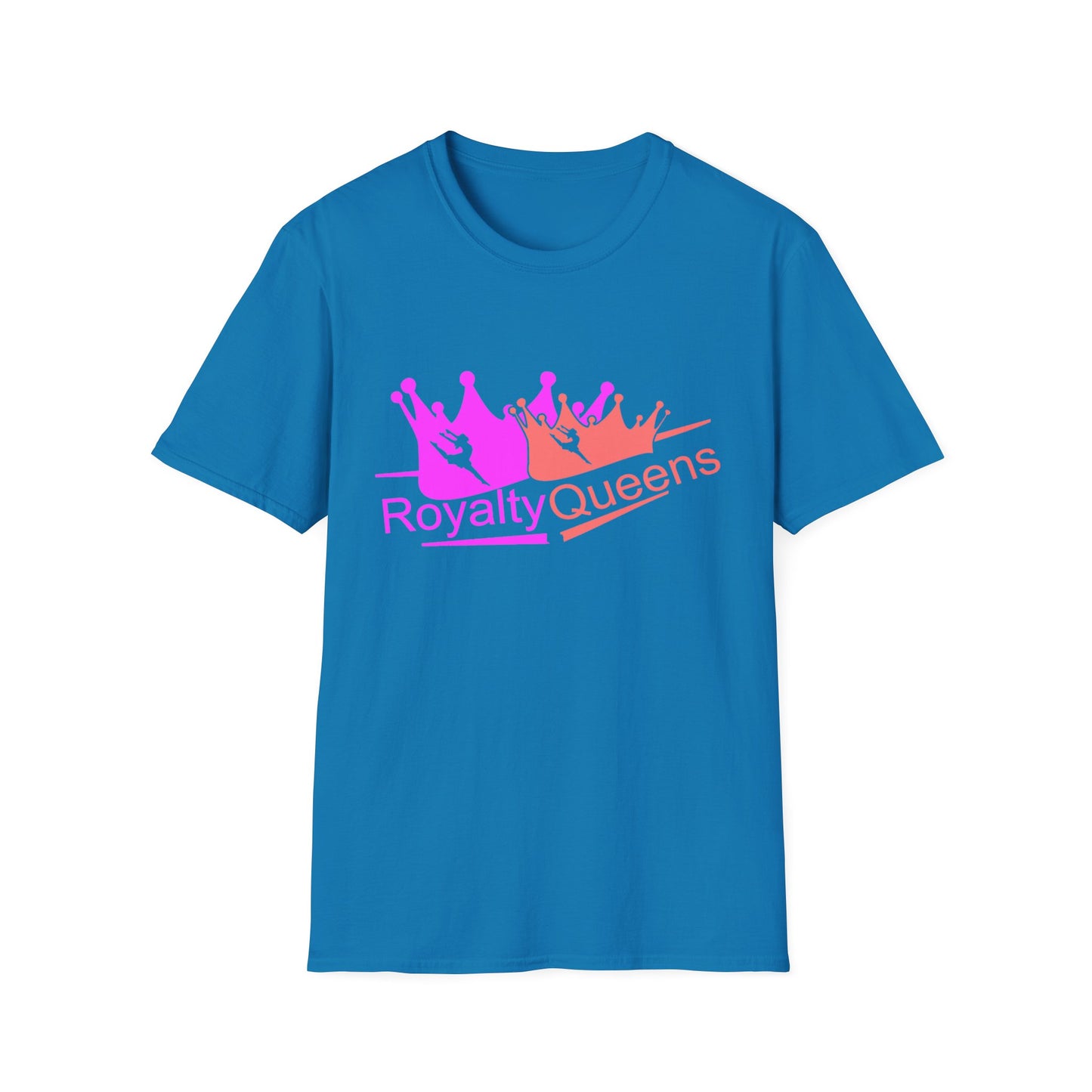 Royalty Queens Unisex Softstyle T-Shirt - Comfortable Casual Tee for Women, Birthday Gift, Queen Vibes, Party Wear, Empowerment Shirt