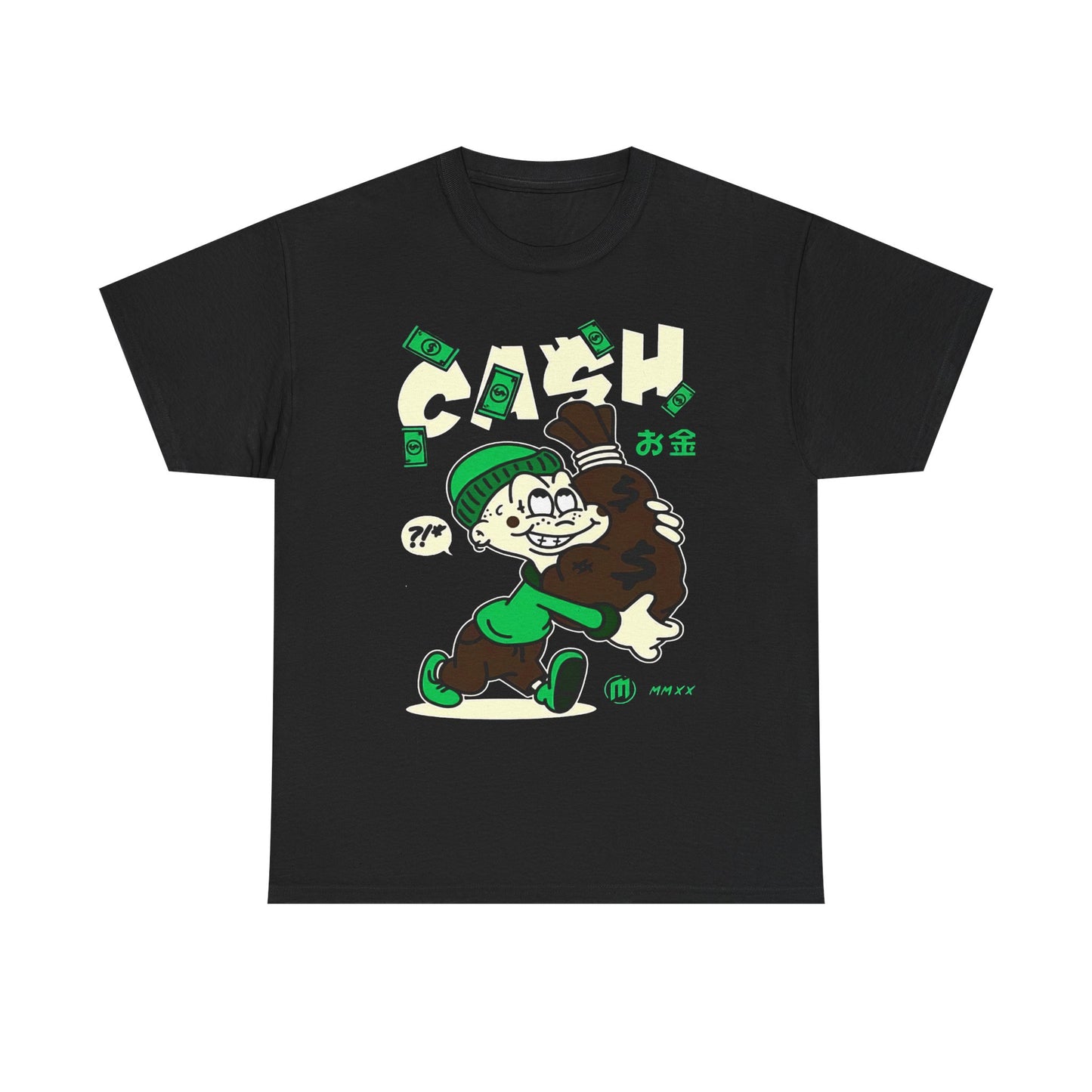 Cash Cartoon Unisex Heavy Cotton Tee - Streetwear Vibe