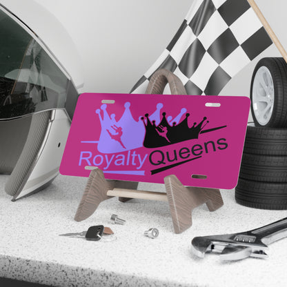 Custom Vanity Plate for Queens, Car Decor, Personalized License Plate, Gift for Her, Royalty Theme