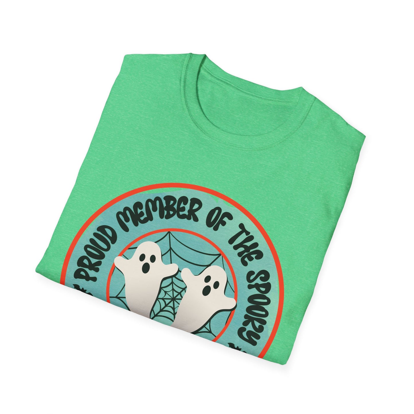 Spooky Squad Unisex T-Shirt, Halloween Tee, Cute Halloween Outfit, Casual Graphic Shirt, Witchy Apparel, Gift for Friends