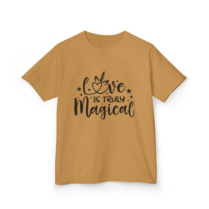 Kids Magical Love Tee - Cute & Comfy Heavy Cotton T-Shirt for Children