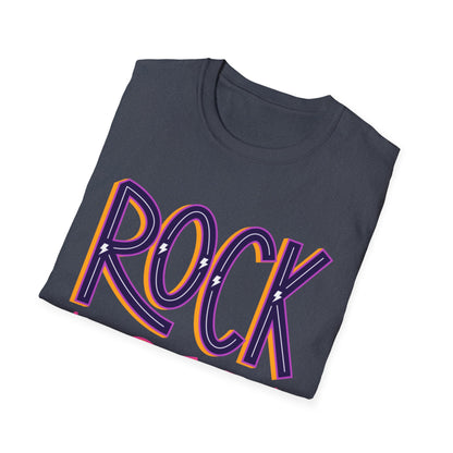 Rock On Unisex T-Shirt, Music Lover's Tee, Concert Outfit, Gift for Musicians, Fun Casual Wear