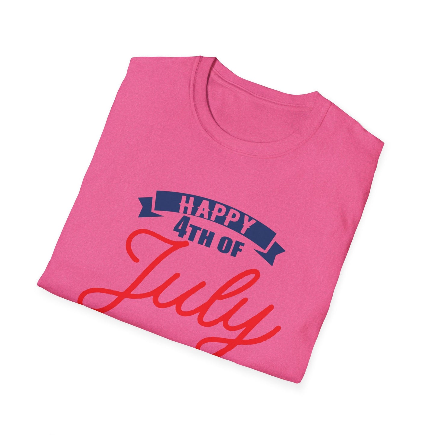 Happy 4th of July Unisex T-Shirt, Independence Day Tee, Summer Celebration Shirt, Patriotic Apparel, Casual Festival Wear