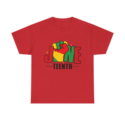 Juneteenth Unisex Heavy Cotton Tee, Celebration Shirt, Black History Apparel, Event T-Shirt, Commemorative Tee, Everyday Wear