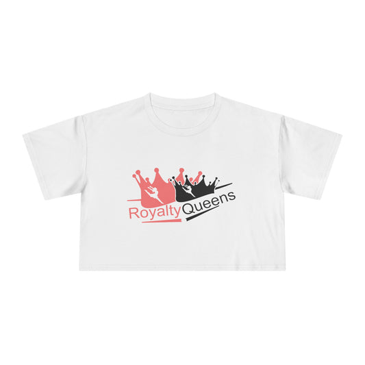 Royalty Queens Crop Tee, Empowering Women's Fashion, Gift for Her, Birthday Present, Stylish Casual Wear, Summer Outfit Choice, Trendy [...]
