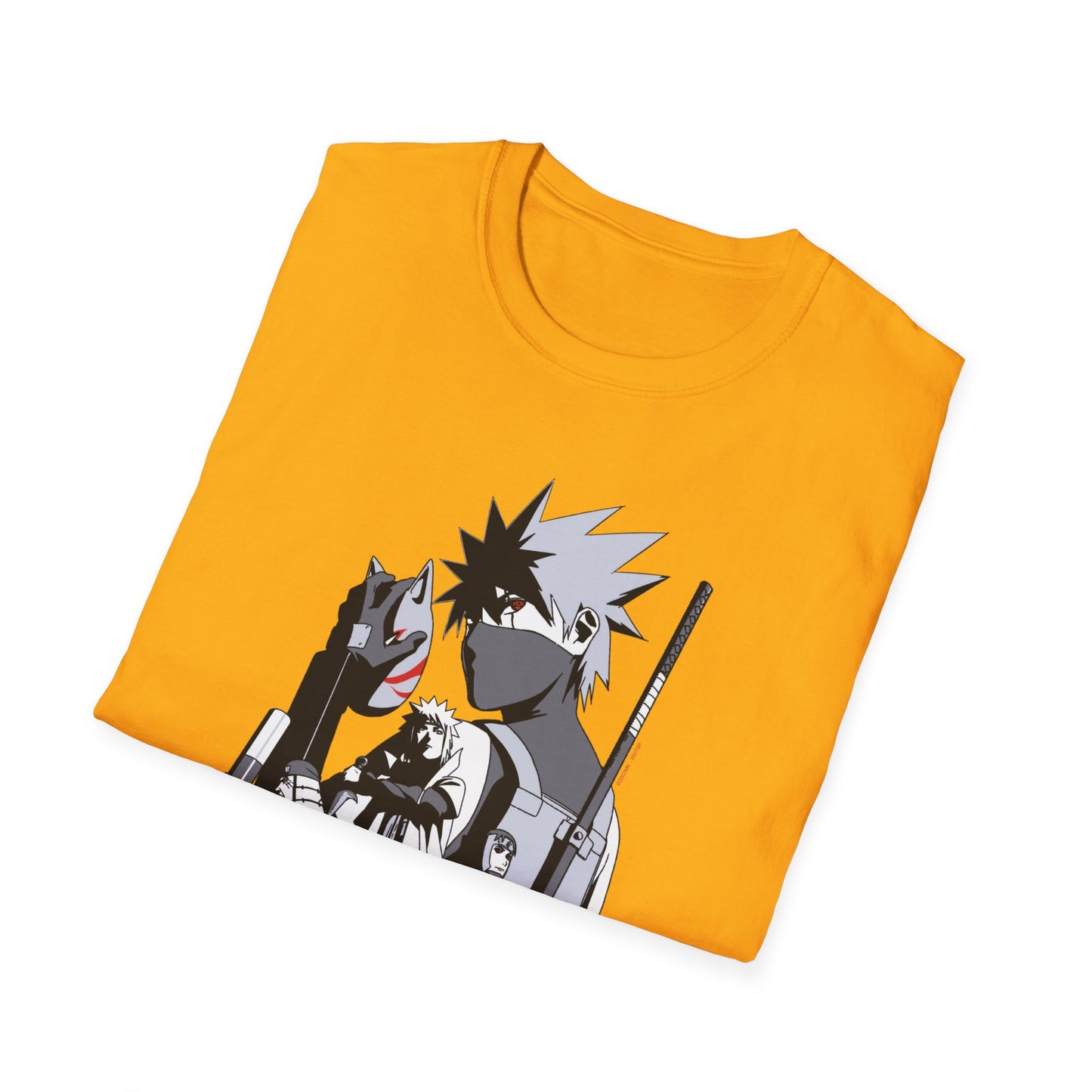 Anime Naurto Inspired Unisex Softstyle T-Shirt - Bold Graphic Design